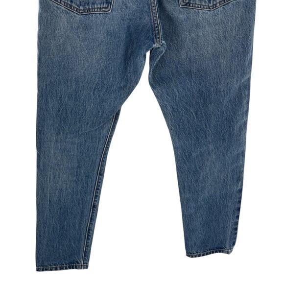 Levi's Pacific Ocean Blue Distressed High Rise 501 Skinny Jeans - Picture 10 of 12